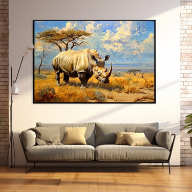 Peinture Rhinocéros